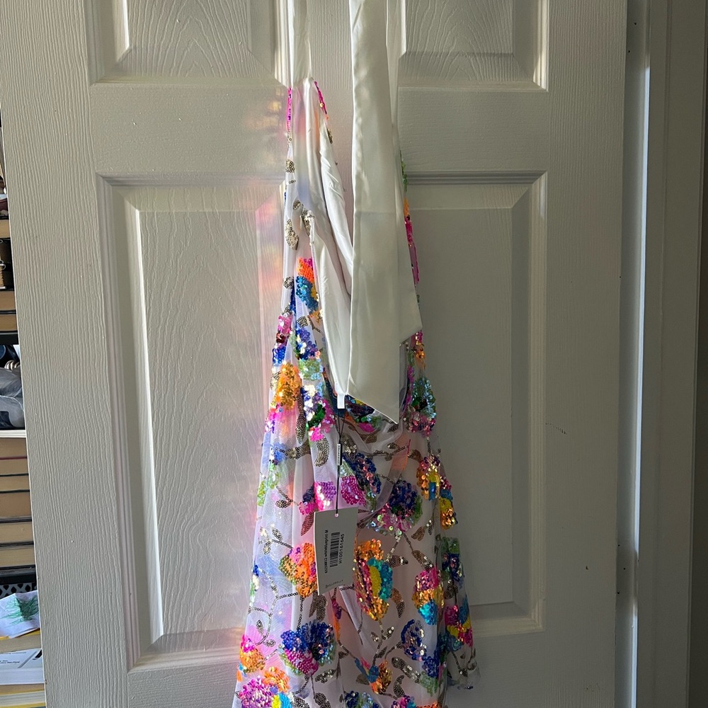 Hello Molly Flamenco Dancer Sequin Halter Mini Dress NWT - Picture 5 of 7